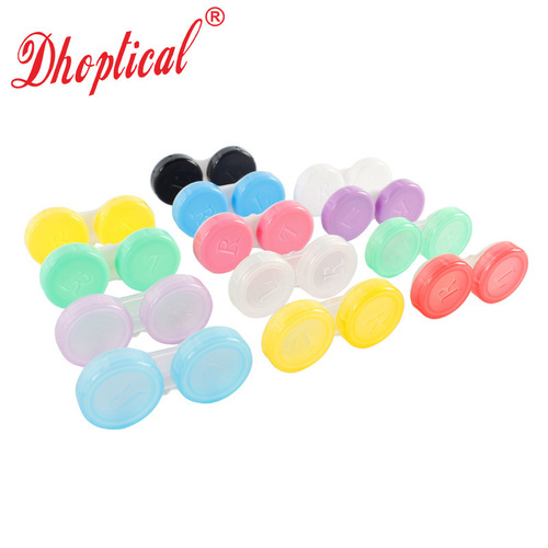 Influencer Invisible Lenses Double Box Multi-color Candy Companion Box Eyewear Storage and Cross-border 