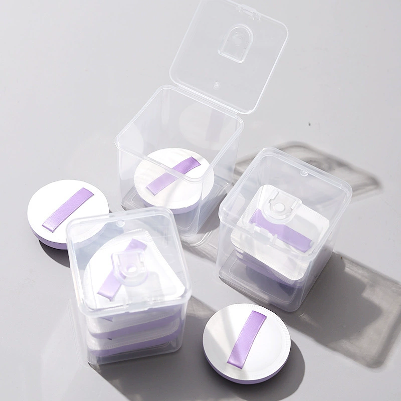 Коробка для хранения пудры пылезащитная прозрачная квадратная пластиковая коробка соска коробка для хранения пудры специальная коробка для хранения