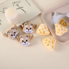 ぬいぐるみのネズミのチーズの子供服の帽子の部品のアクセサリーの頭飾りの髪飾りのバッグの装飾の靴の靴下の部品
