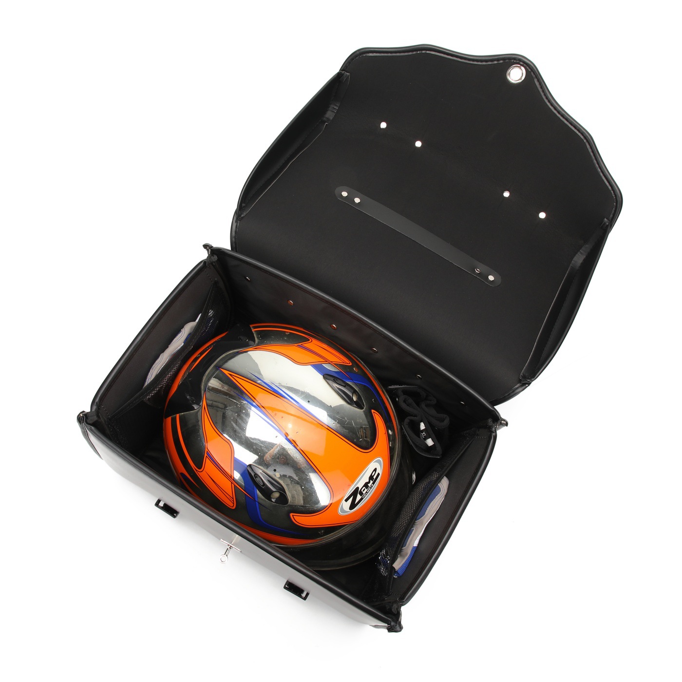 Motorcycle Accessories, Riding Gear, Rear Seat Bag, Rear Tail Bag, Rear Rack Helmet Bag, Waterproof Leather, Can Hold a Full-Face Helmet