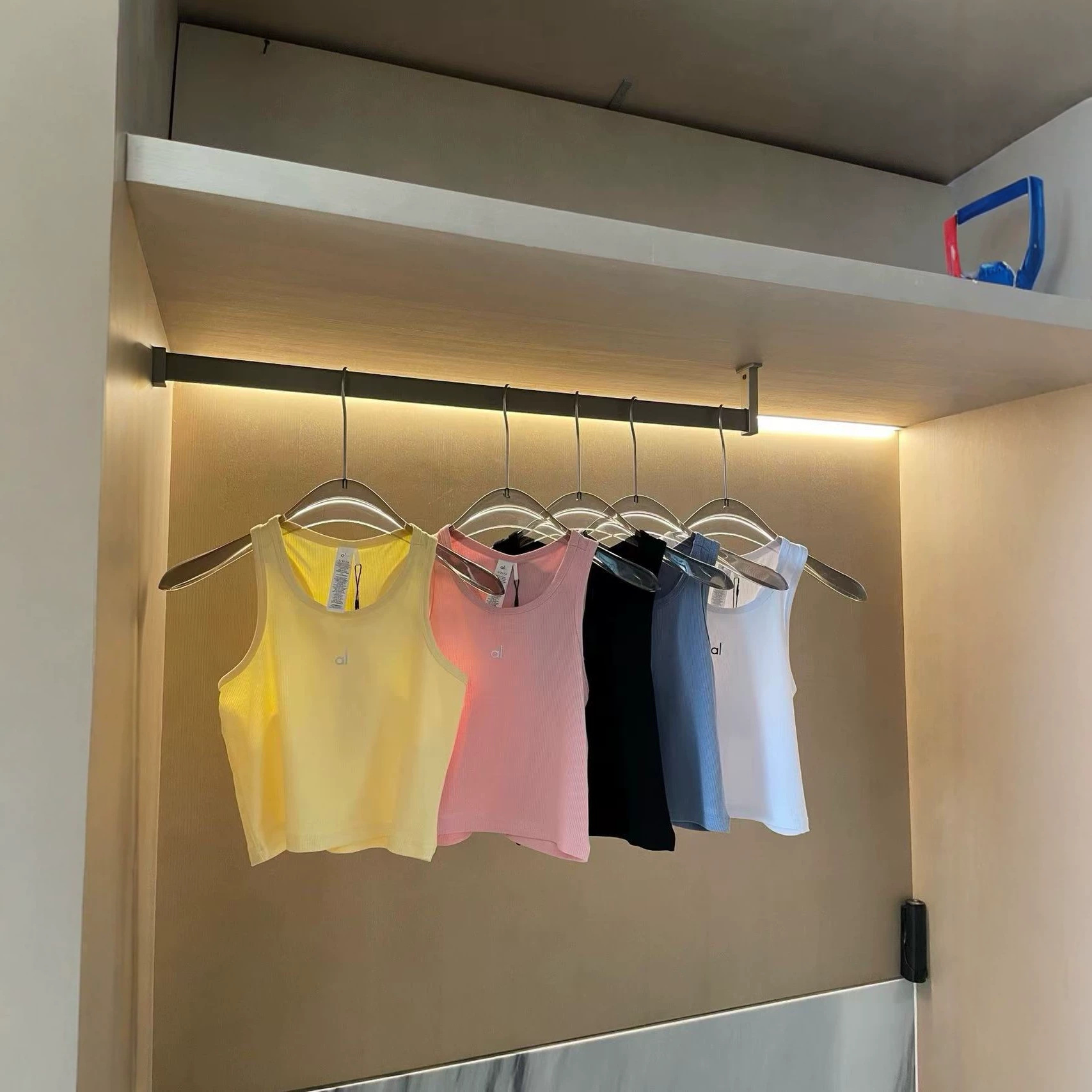 Geribbelde tanktop voor dames - Multipack met essentiële items voor yoga, fitness, hardlopen en dagelijks gebruik._voghion.com