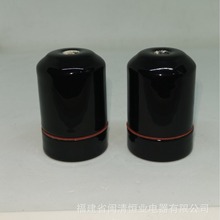 130^2. HY510D-3 高頻瓷黑色子母套陶瓷燈座 樣品