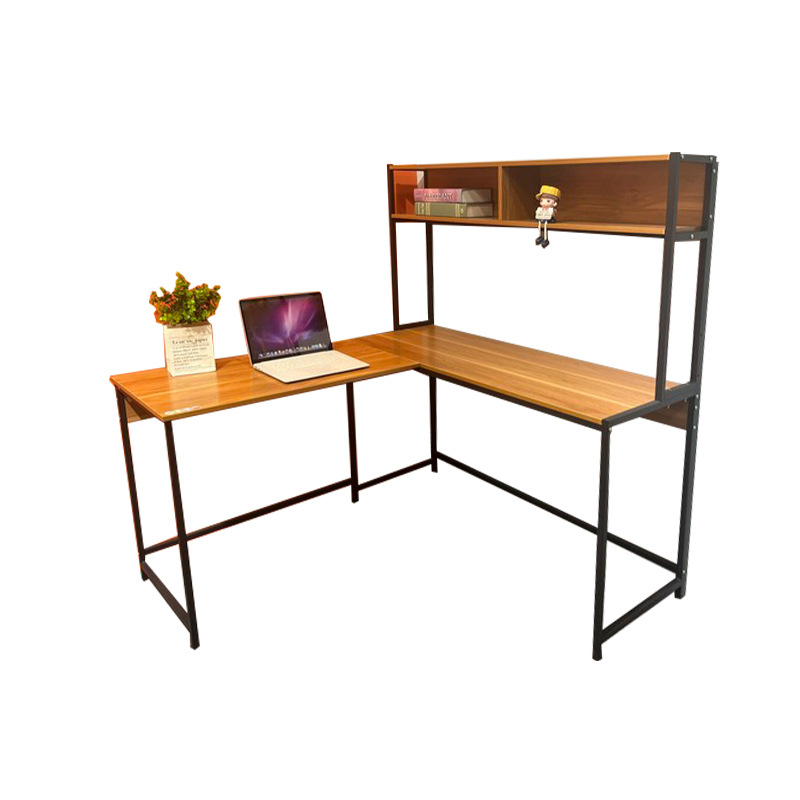 Bedroom Desk Simple Home L-Shaped Corner Table Corner Study Table Computer Shelf Layer Desk Storage Rack