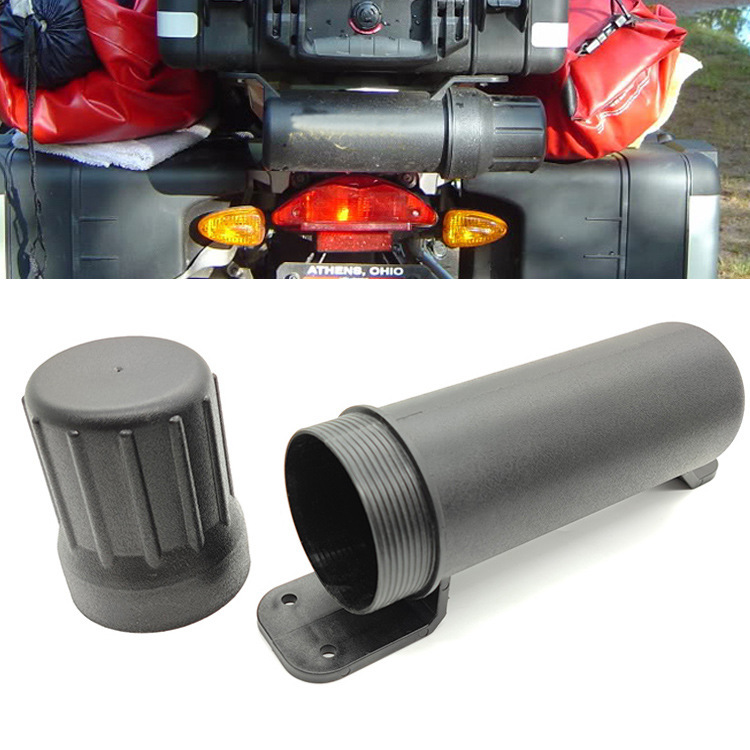 Adecuado para motocicleta, vehículo eléctrico, caja de herramientas de almacenamiento impermeable, cubo de herramientas de gran capacidad para motocicleta con cerradura, caja de almacenamiento de barril de herramientas
