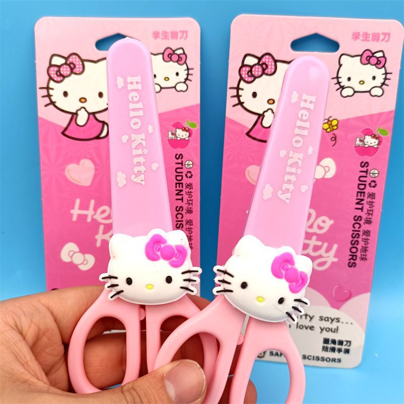 HelloKitty scissors KT cat safety scissors cartoon cute high-value Sanrio sanrio cross-border supply