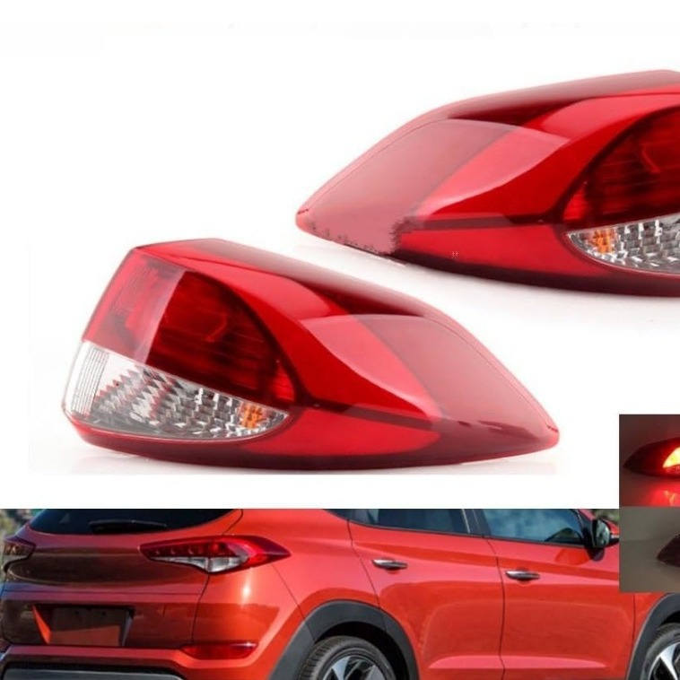 Aplicable a 15 conjuntos de luces traseras modernas de 15 - 18 años de nueva carcasa de luces traseras de Tucson, luz de freno