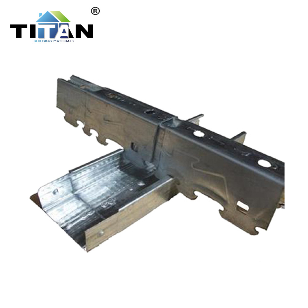 Quilla de acero ligero en forma de U tipo tarjeta de quilla principal 50 huesos serie 50 techo de quilla de acero ligero