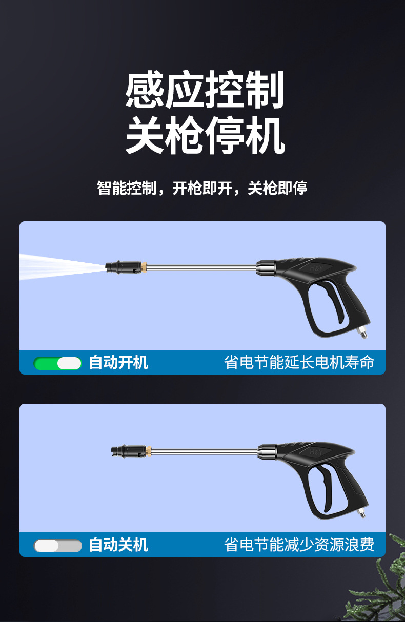 Factory wholesale high pressure car washer household 220v high pressure washer car wash water gun high pressure water grab car wash
