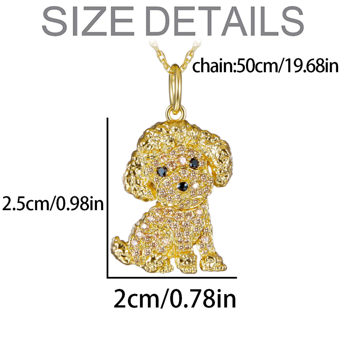 Casual, Daily Occasion Cute Dog Artificial Crystal Zinc Alloy Cable Chain Pendant Necklaces Wholesale