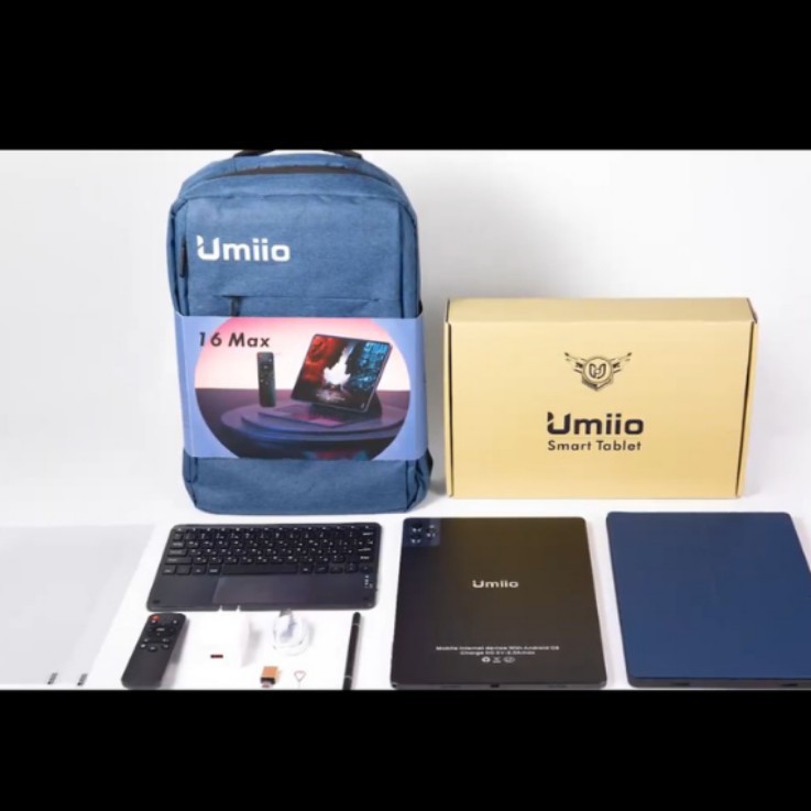 Umiio 14 düymlük Android planşet 6+128GB, arxa çanta ilə