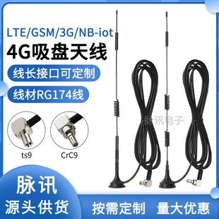 Ts9 4g Suction Cup Antenna 3g 4g Lte Nb-Iot Internet of Things Crc9 External High Gain Antenna