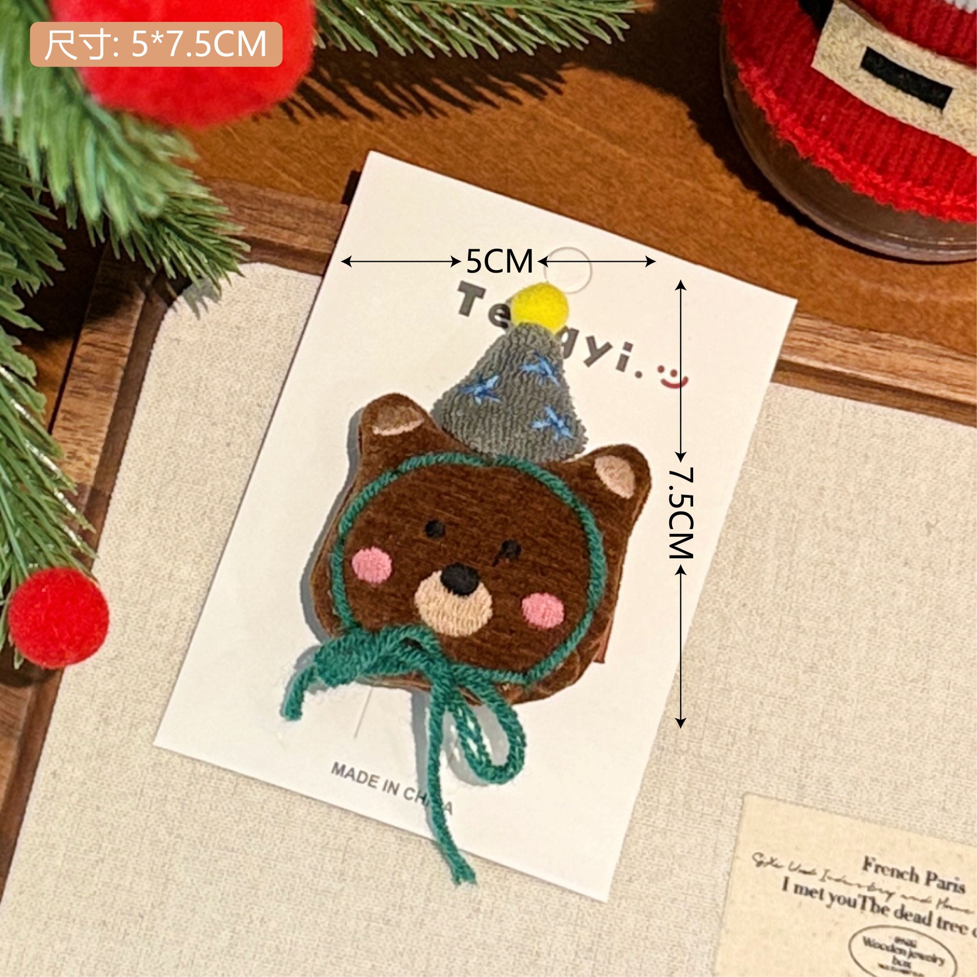 Tengyi original lindo muñeca de dibujos animados clip para el cabello primavera y verano clip para el mar clip para niños accesorios versátiles