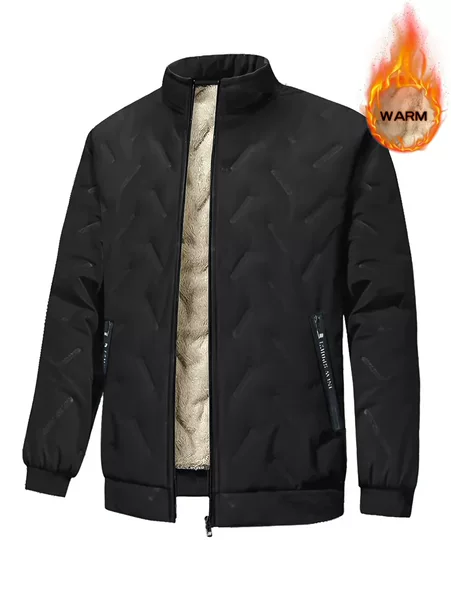 Cross-border foreign trade ready-to-ship stand-collar jacket, American-style light luxury casual sports hooded cotton coat, unisex business clothing