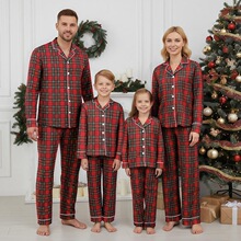 N 45095 Ladies Homewear Plaid Print Two Piece Set ӡ���Ҿӷ�