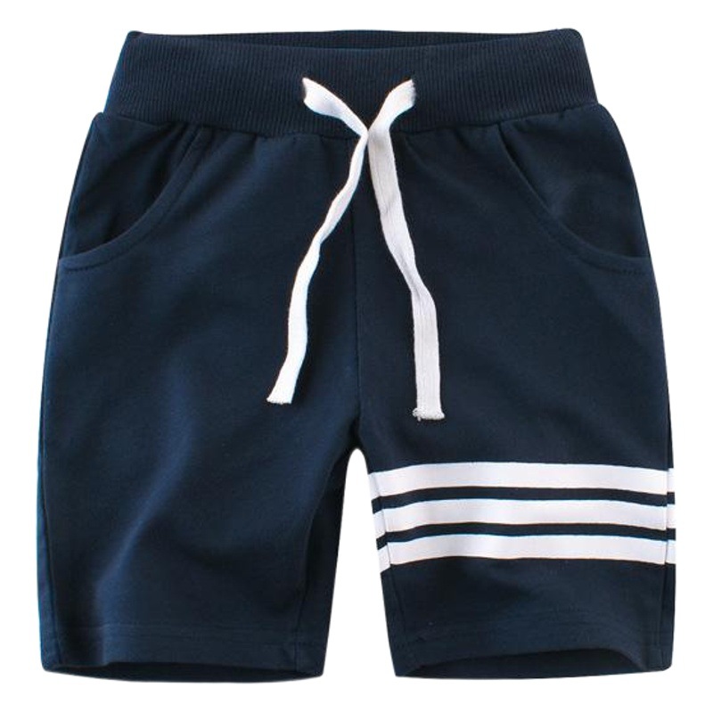 Ropa infantil 2025, novedades de verano, pantalones para bebé al por mayor, pantalones de media pierna para niños, pantalones de cinco puntos para niños pequeños y medianos, envío directo de una sola pieza