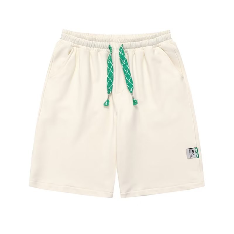 Pantalones cortos deportivos para hombres y mujeres de verano 2022 nuevos pantalones de longitud media estilo coreano negro pantalones cortos de pierna ancha rectos sueltos Casuales