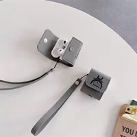 Аниме мультфильм Toto наушники кожаный чехол ручной веревки Bluetooth наушники сумка для хранения AirPods Pro