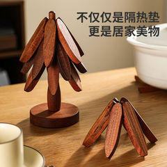 实木隔热垫餐垫防烫垫一棵树家用耐高温桌垫锅垫杯垫砂锅垫高级感