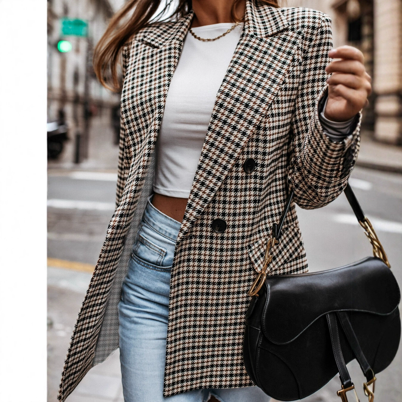 Осенний длинный классический пиджак, европейский стиль, slim fit, средняя длина