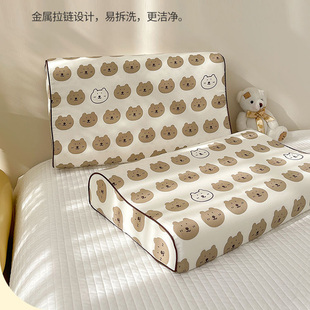 Class a Kidsren's Latex Pillow Removable and Washable Natural Rubber Kindergarten Baby Pillow Core 6 Years Old and Above 3