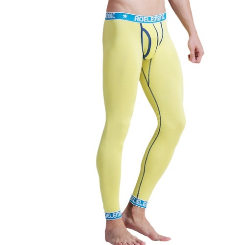  New Men's Autumn Pants Single Piece Thin Fashion Trendy Modal Warm Pants Slim Leggings Factory Direct Sales