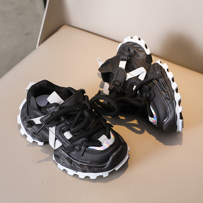 Sneakers bambina scarpe da ginnastica alla moda lacci morbide_voghion.com