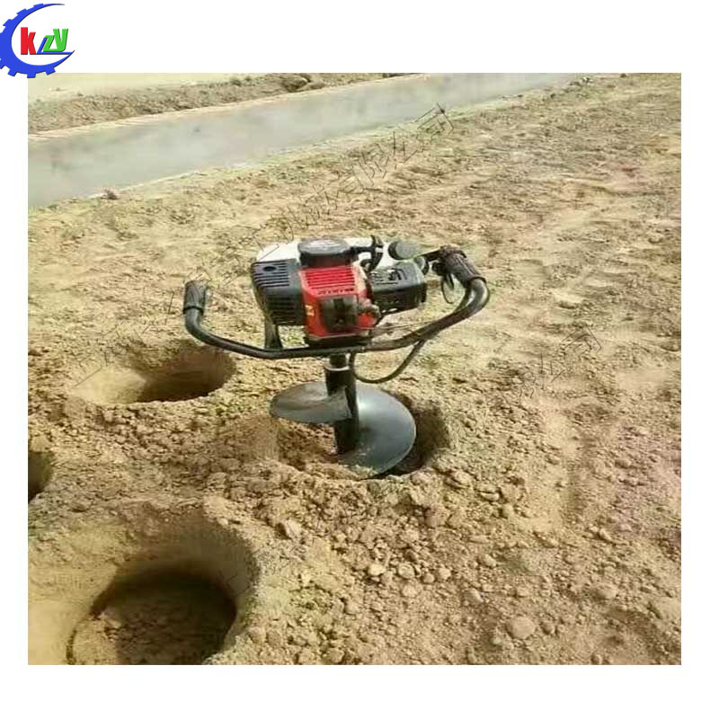 植树造林挖坑机 果园栽种施肥螺旋挖坑机 160型四冲程汽油地钻机