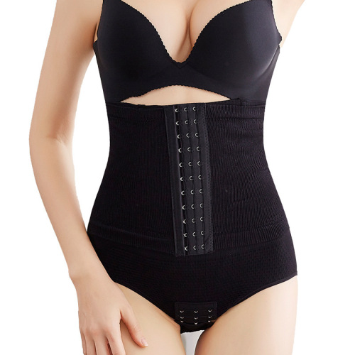 Cross-border high waist abdominal tightening double-layer large size body-shaping pants waist tightening buttocks lifting waist tightening triangle underwear postpartum binding body-shaping clothes 