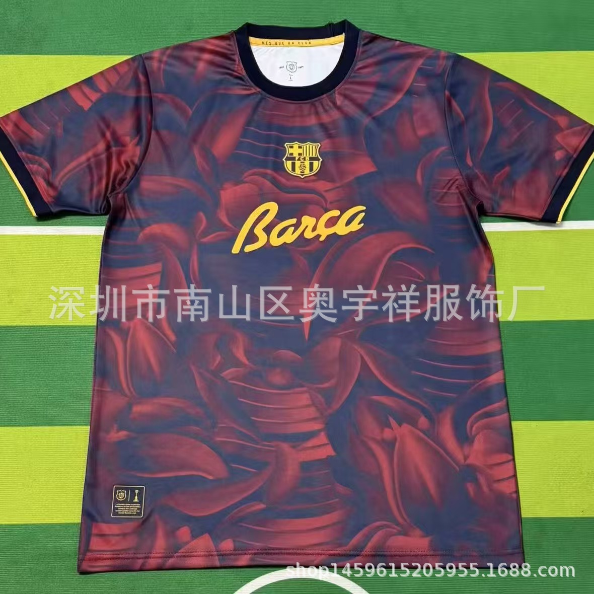 Venta al por mayor 24-25 Barcelona Real Madrid camiseta No. 19 Yamal No. 20 Olmo No. 9 Mbappé camiseta de fútbol