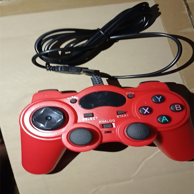 Liquidación de controladores de juegos con cable USB para computadora y Android, compatibles con PC, Android TV, Xbox y PS3