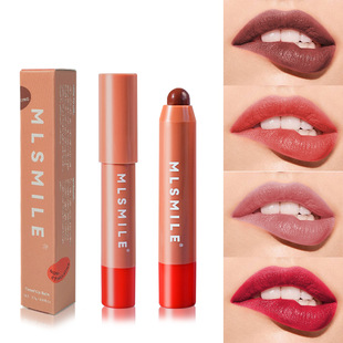 Cross-Border Special Supply of Colored Moisturizing Lip Balm, Lip and Cheek Dual-Use Six-Color Lip Balm, Long-Lasting Lip Moisturizing Lipstick Pen
