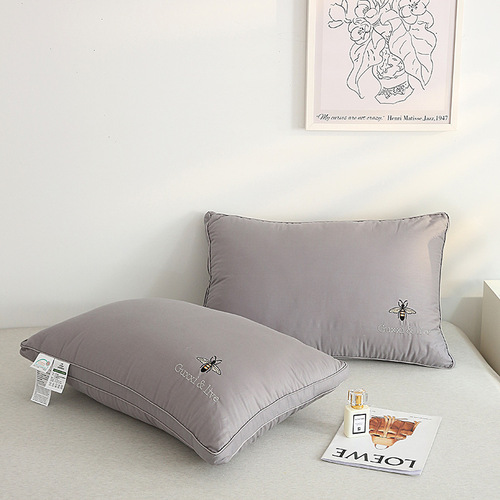Hilton 5-star hotel pillow cotton soybean fiber pillow core hotel household cervical spine protection single person pillow wholesale 