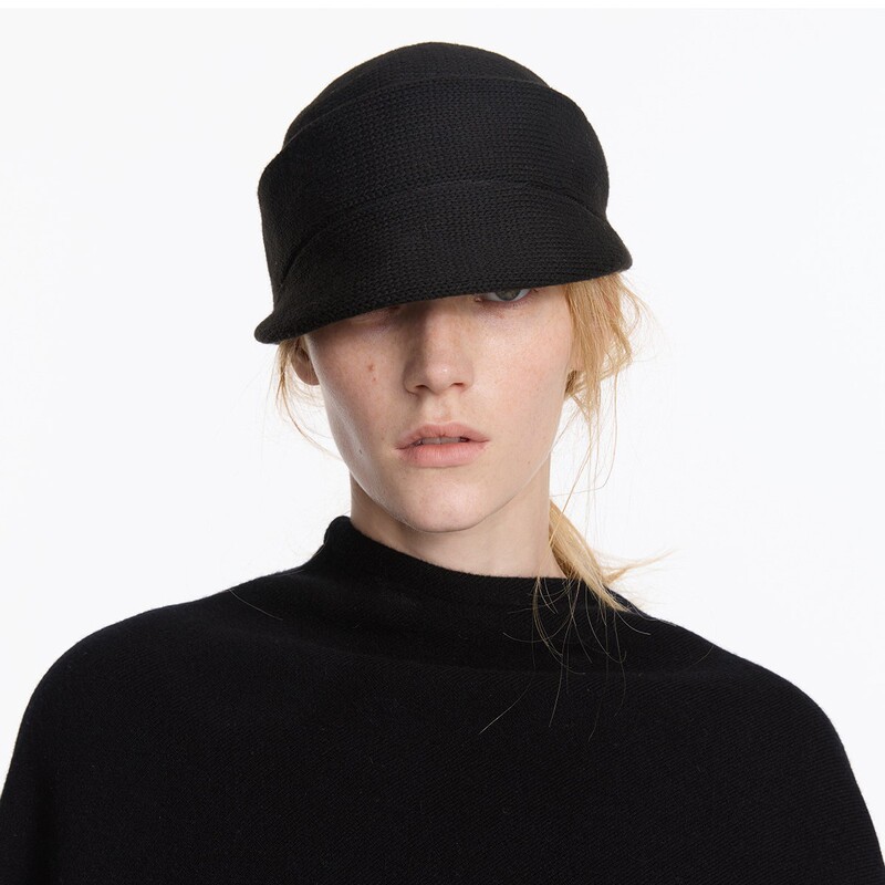 Lyuochen Zhang Yaqin's Same Style Retro Structured Small-Brimmed Pillbox Hat Sunshade Sun Protection Equestrian Hat Sun Hat