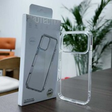 适用iPhone16promax透明亚克力14保护套苹果17硬壳大孔15手机壳