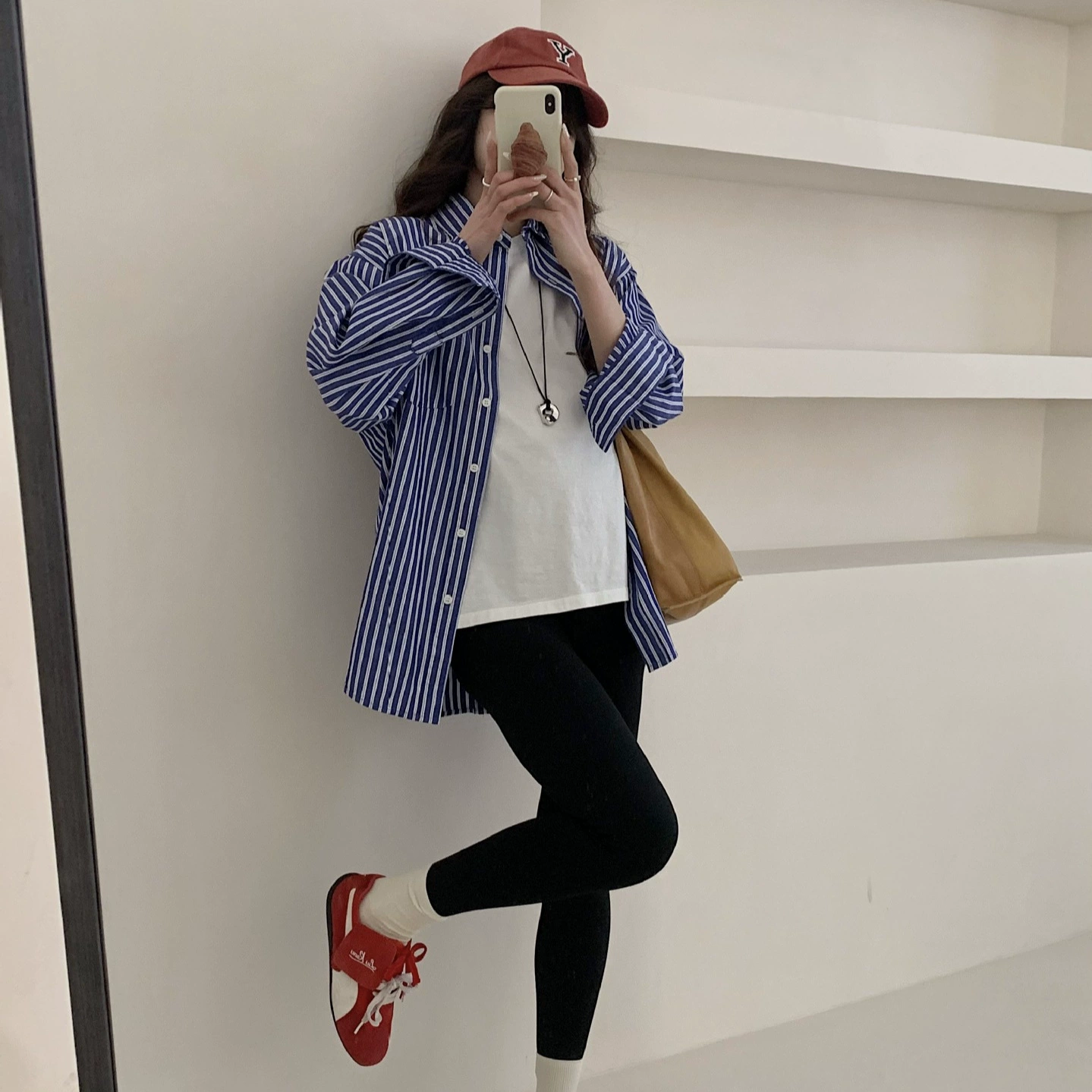 Американский ретро модный костюм для беременных классический цвет в полоску по беременности и родам рубашка Корейский свободный повседневный топ с длинными рукавами