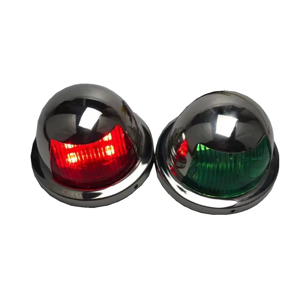 Источник производителя Морской светодиодный навигационный свет из нержавеющей стали 316 304 нержавеющая сталь красный и зеленый сигнальный фонарь Аксессуары для габаритных огней