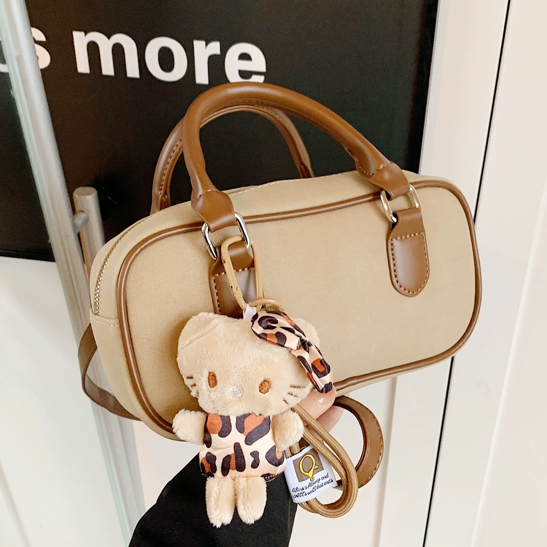 Зимняя ретро плеч bag короче