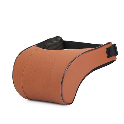 Headrest headrest supplies leather headrest lumbar - breathable-cow-headrest-brown-standard