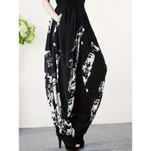 U 37683 Printed loose harem pants ӡ��������羳����ͨ��