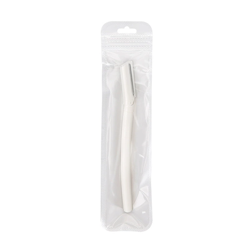 White precise razor stainless steel, scissors, set, 4 piece set