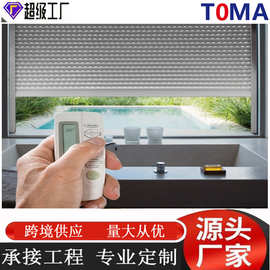 铝合金电动卷闸门家用别墅商铺防盗遥控智能车库门卷帘门厂家
