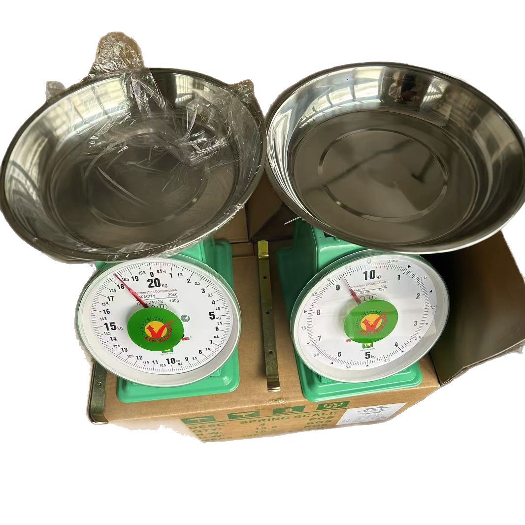 Báscula mecánica de disco de grado de resorte 2025 Báscula de disco antigua de 10kg Báscula de disco pequeña para el hogar en inglés