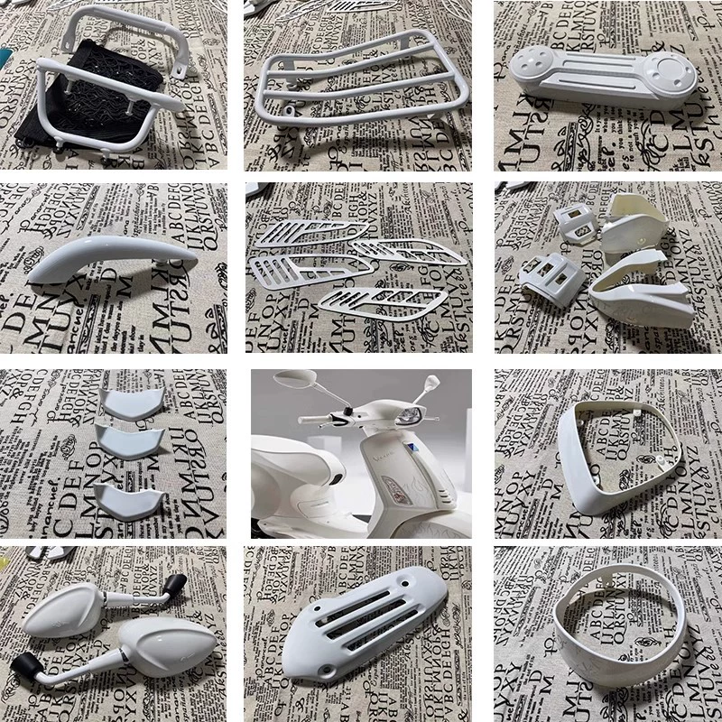 Совместимо с VESPA sprint spring 150 albential модификационные аксессуары боковая планка стяжка пряжка рама индивидуальный белый переключатель