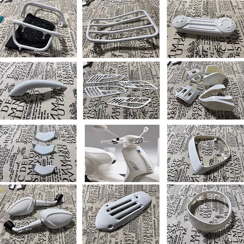Совместимо с VESPA sprint spring 150 albential модификационные аксессуары боковая планка стяжка пряжка рама индивидуальный белый переключатель