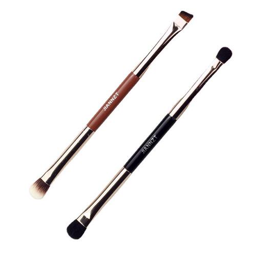 Diary Animal Eyeshadow Palette Same Style Double-ended Eyeshadow Brush Oblique Eyebrow Brush Blade Eyeliner Brush Spare Portable