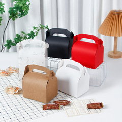 Long cake roll packaging box, portable sandwich packaging box, Swiss towel roll baking mousse gift box