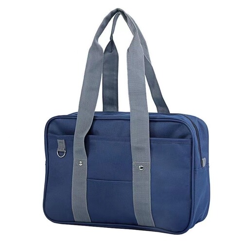 Japanese orthodox basic JK uniform bag college style one-shoulder portable commuter cloth bag school canvas bag student bag