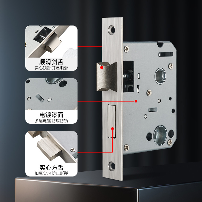 5050 cuerpo de bloqueo de doble lengua 5045 accesorios de bloqueo de puerta retroactiva 5040 cuerpo de bloqueo de núcleo pequeño bloqueo retroactivo
