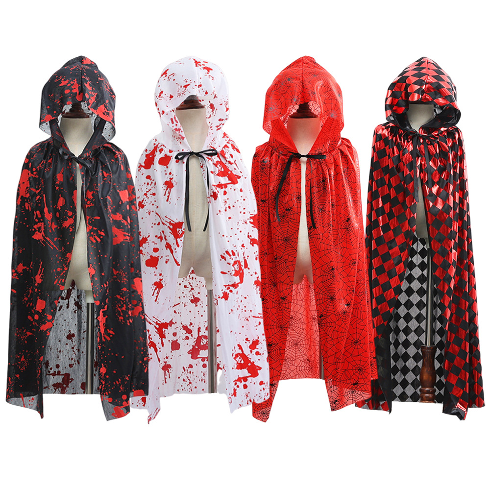 Halloween Cloak New Bloodstained Kidsren's Adult Cloak Witch Cloak Cosplay Cloak Props Costume