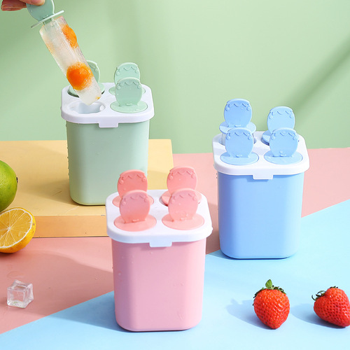 Summer popsicle mold household children's ice cream mold creative DIY ice cream mold box ice cube box